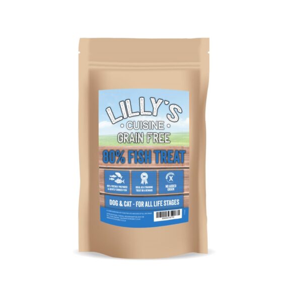 Lilly's Cuisine Grain Free 80% Fish Training Treat (100g)